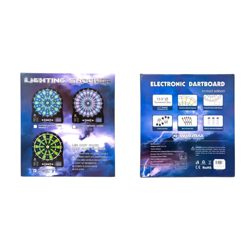 Дартс  Winmax Lighting Shocker электронный зеленый - фото №5